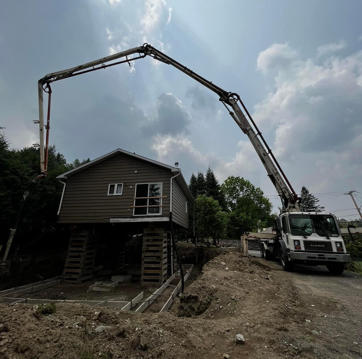 Pompe à béton résidentielle